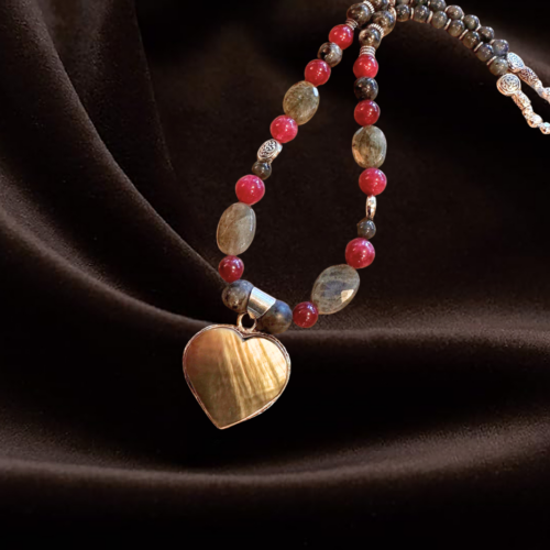 Mother of Pearl Heart