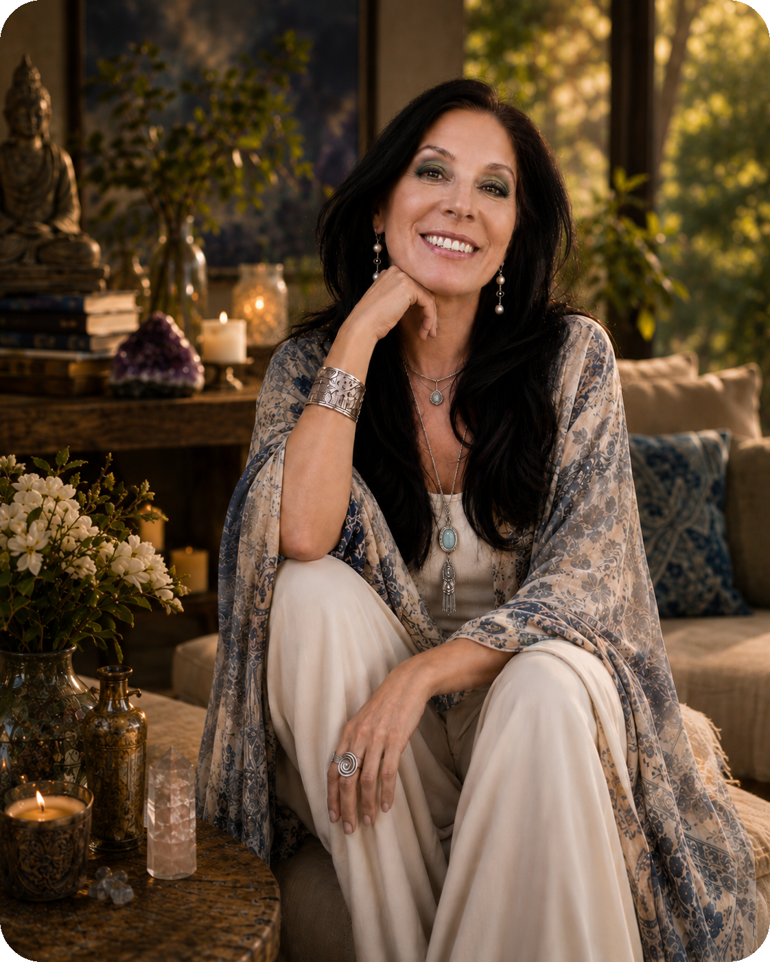 Renee Blodgett and Anthony, co-founders of Blue Soul Living